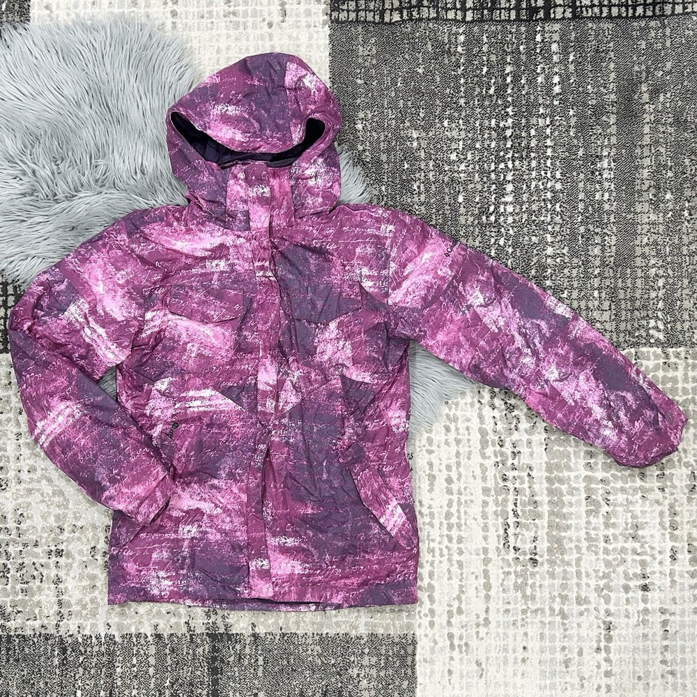 Columbia Sportswear Girls Tie Dye Print Titanium  Snowboard‎ Jacket Size 18/20